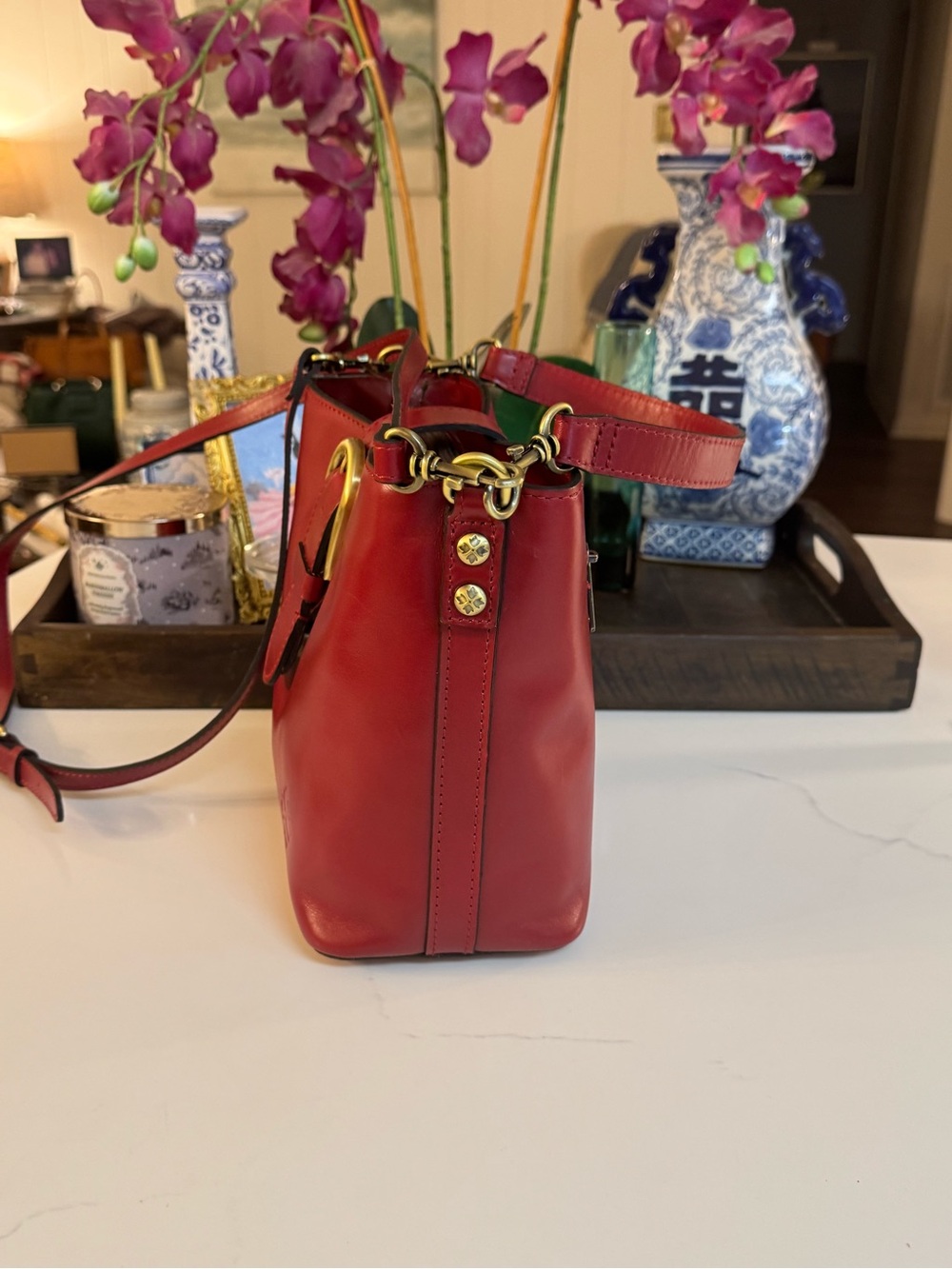 ❤️❤️ NWT PATRICIA NASH IRVING BUCKET BAG! ❤️❤️ - Picture 6 of 11